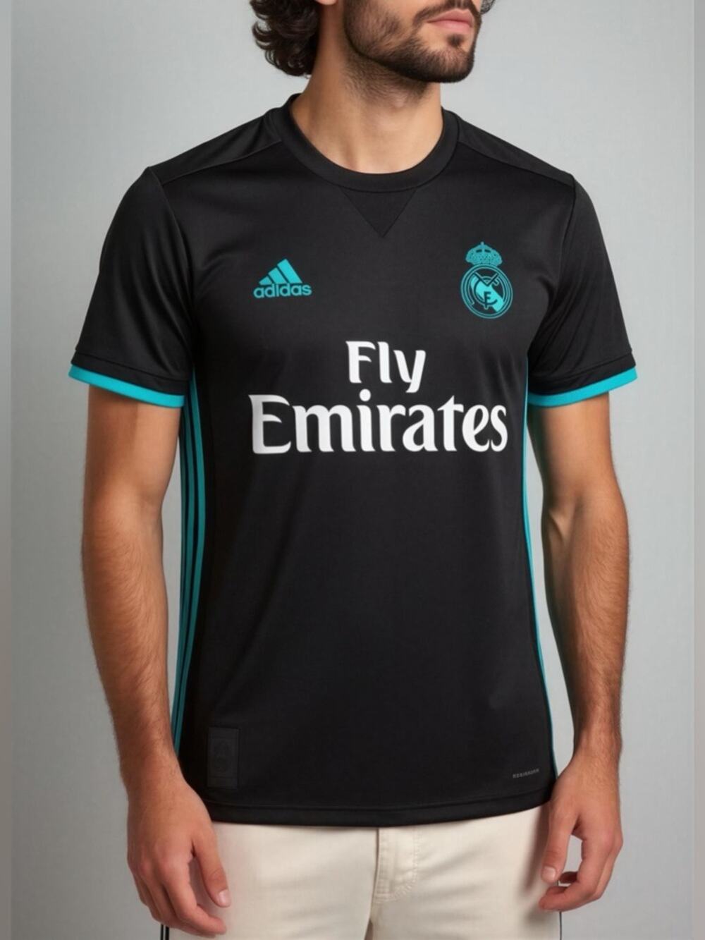 NWT Madrid 2017/2018 Away 
 ADIDAS  # 7 Ronaldo Football Soccer Jersey Small